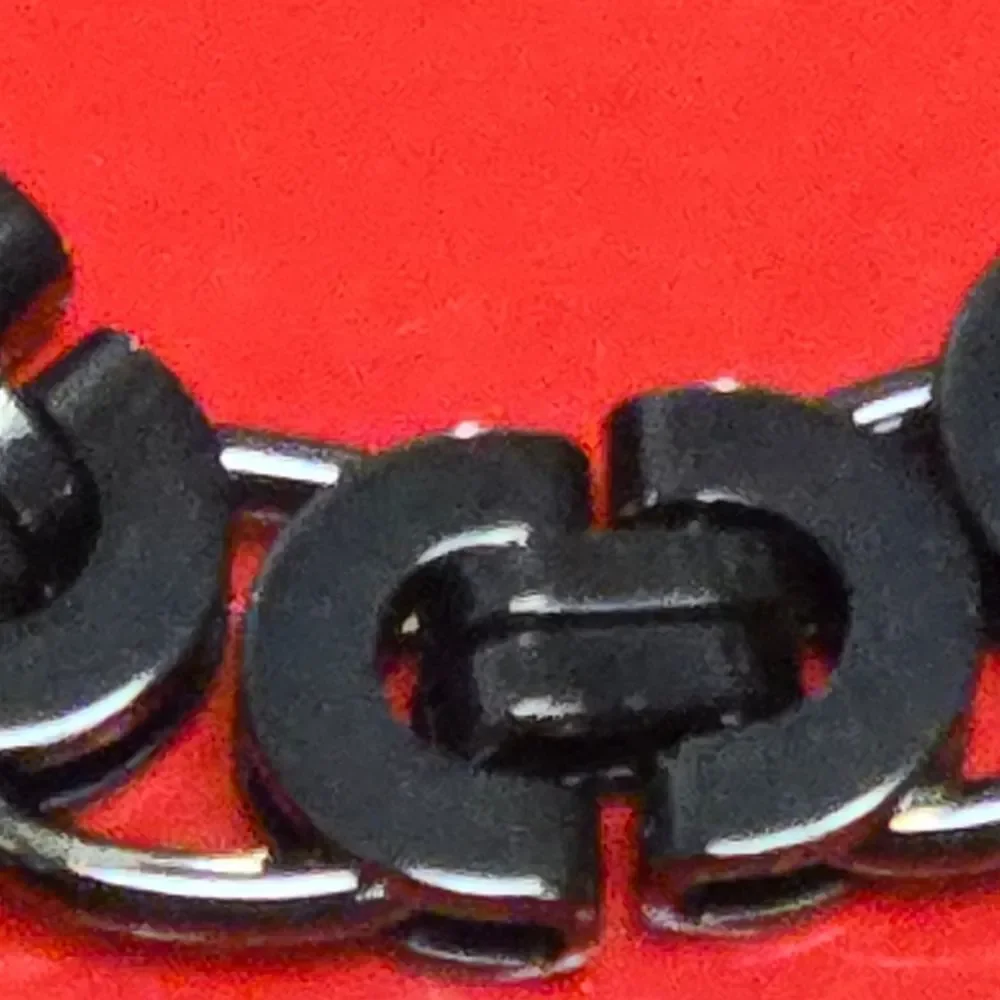 Elegant Black Stainless Steel Chain Necklace